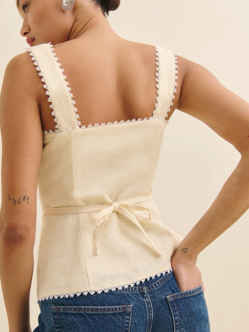 Viola Linen Top - Picture 3 of 6